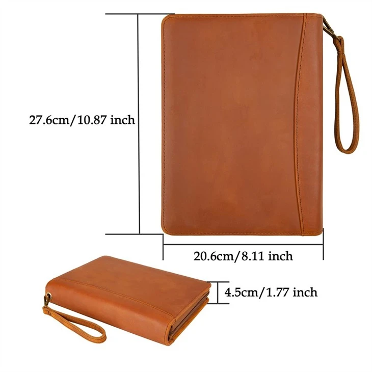 zipped a5 portfolio