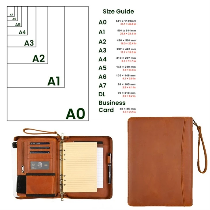 leather a5 portfolio