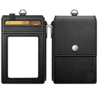 PU δερμάτινη κάρτα ID κάτοχος