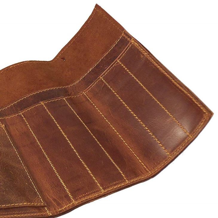 Genuine Leather Pencil Roll