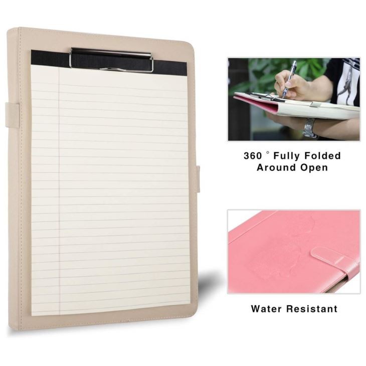 Leather Organizer With Clipboard