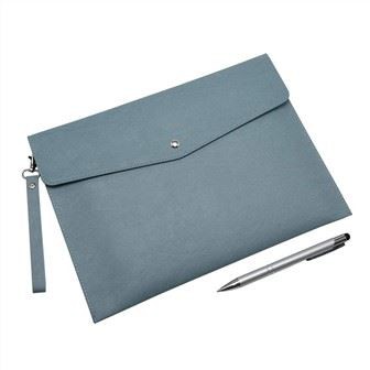 Δερμάτινη τσάντα φορητού υπολογιστή με μανίκι